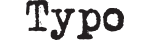 Typo logo